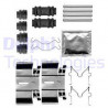 Kit d'accessoires (plaquette de frein) DELPHI