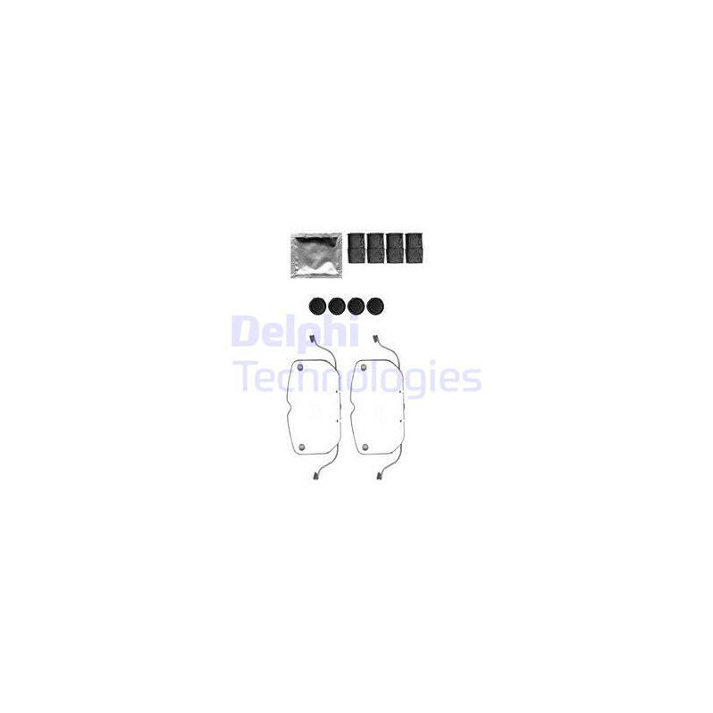 Kit d'accessoires (plaquette de frein) DELPHI
