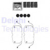 Kit d'accessoires (plaquette de frein) DELPHI