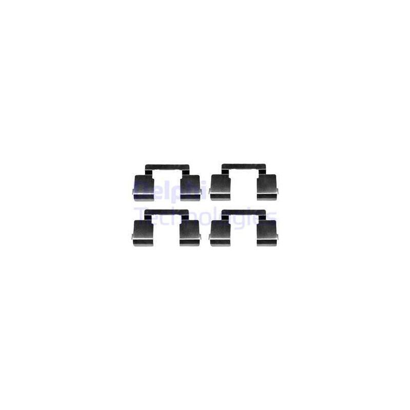 Kit d'accessoires (plaquette de frein) DELPHI