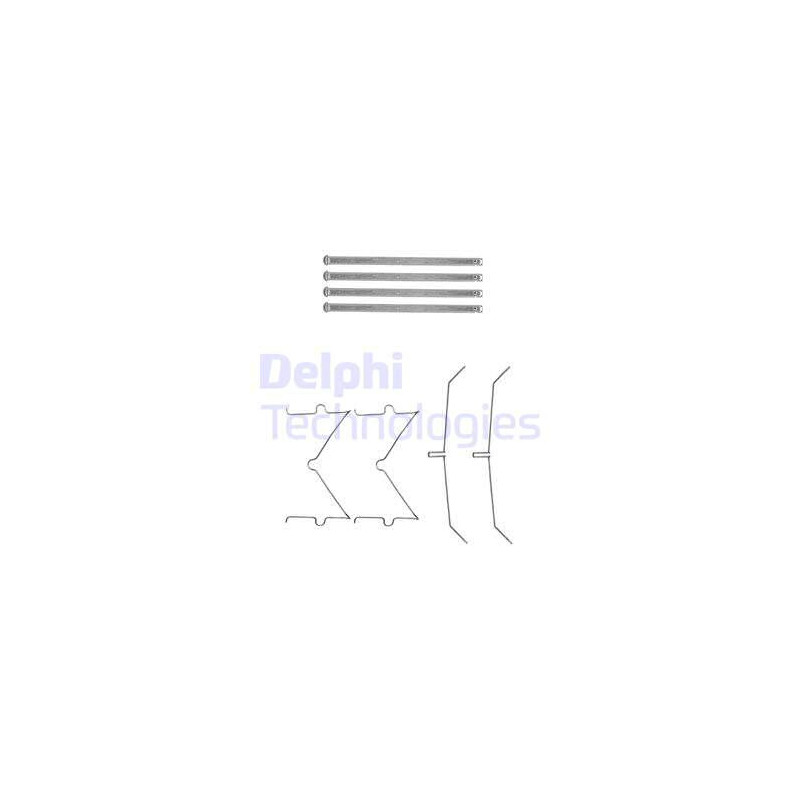 Kit d'accessoires (plaquette de frein) DELPHI