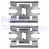 Kit d'accessoires (plaquette de frein) DELPHI