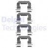 Kit d'accessoires (plaquette de frein) DELPHI