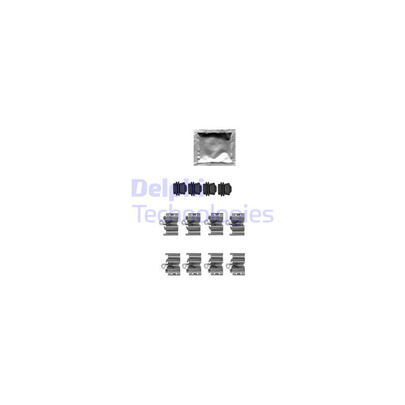Kit d'accessoires (plaquette de frein) DELPHI