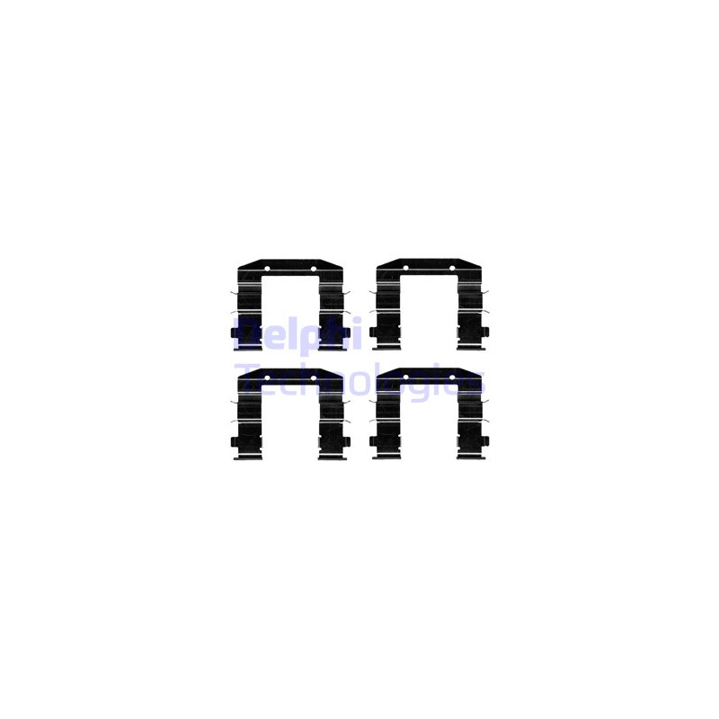 Kit d'accessoires (plaquette de frein) DELPHI