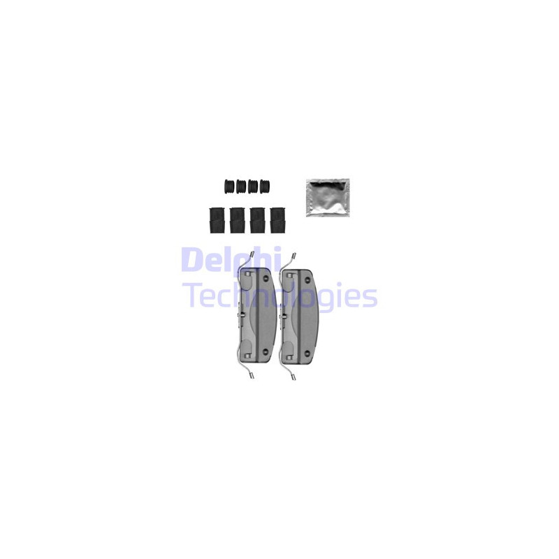 Kit d'accessoires (plaquette de frein) DELPHI