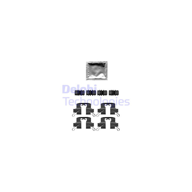 Kit d'accessoires (plaquette de frein) DELPHI