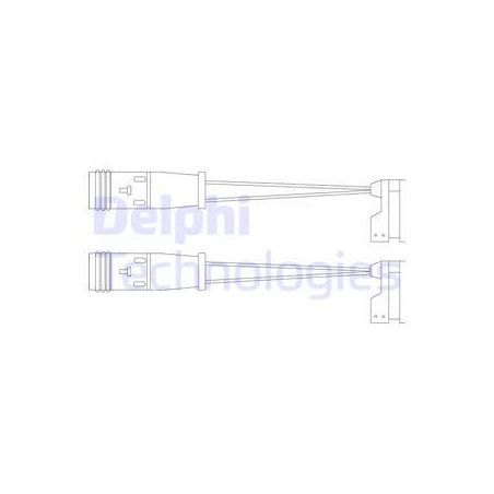 Témoin d'usure (plaquettes de frein) DELPHI