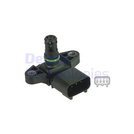 Capteur (pression du tuyau d'admission) DELPHI