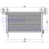 Condenseur de climatisation DELPHI