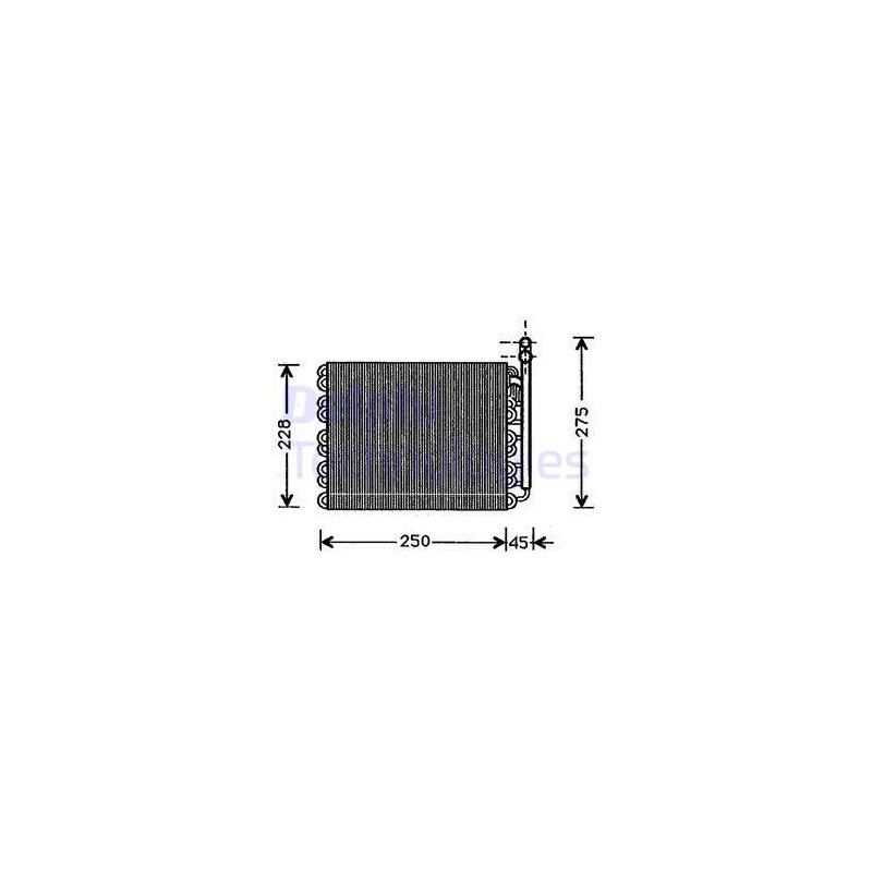 Evaporateur de climatisation DELPHI