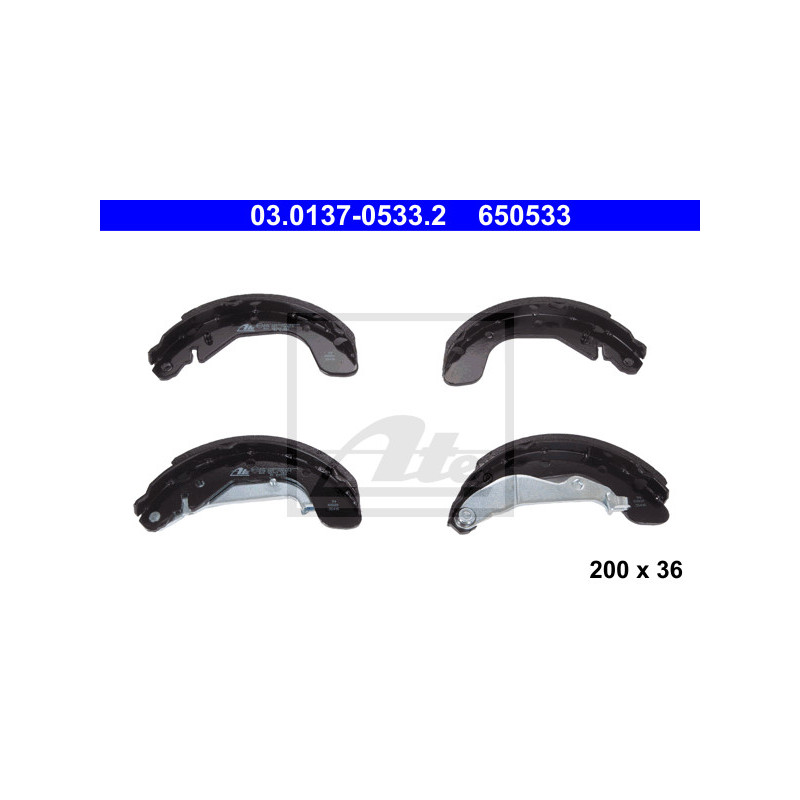 Jeu de mâchoires de frein ATE