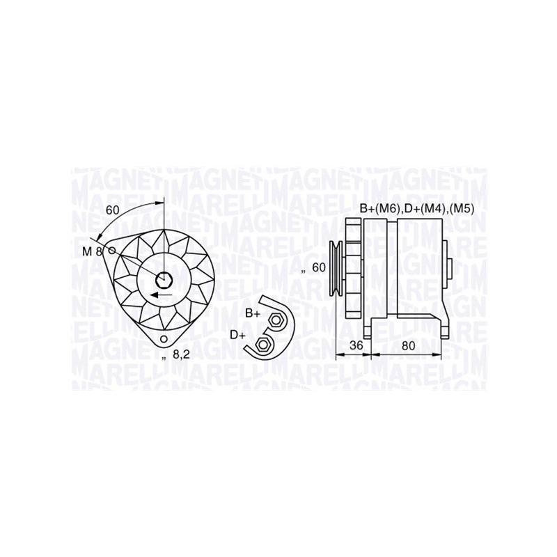 Alternateur MAGNETI MARELLI