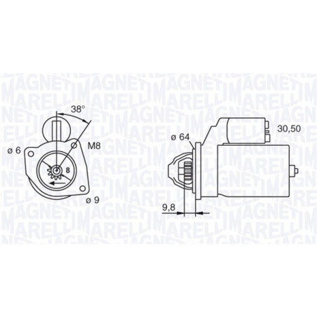 Démarreur MAGNETI MARELLI