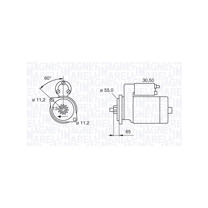 Démarreur MAGNETI MARELLI