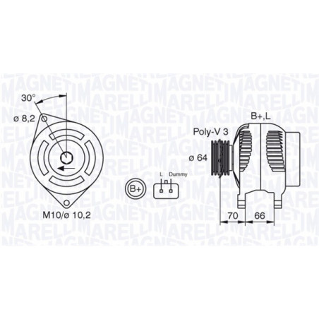 Alternateur MAGNETI MARELLI