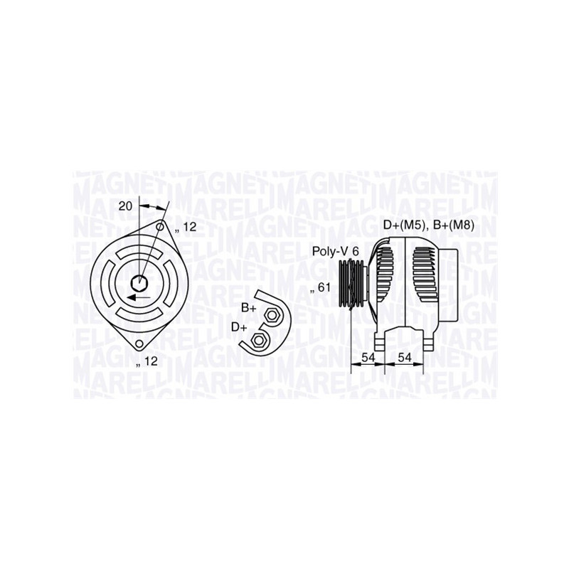 Alternateur MAGNETI MARELLI