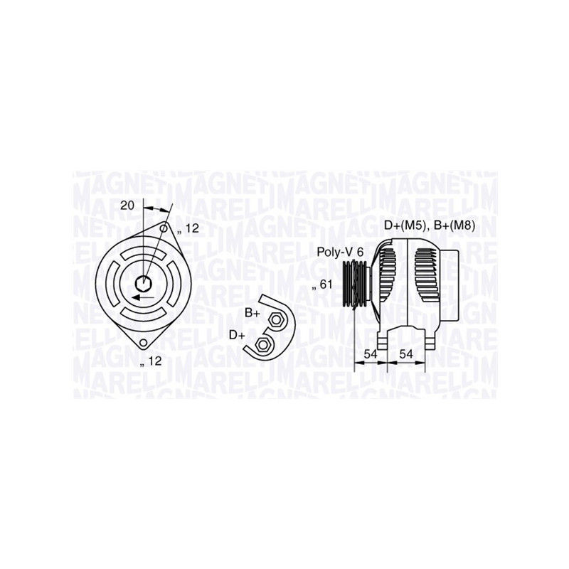 Alternateur MAGNETI MARELLI