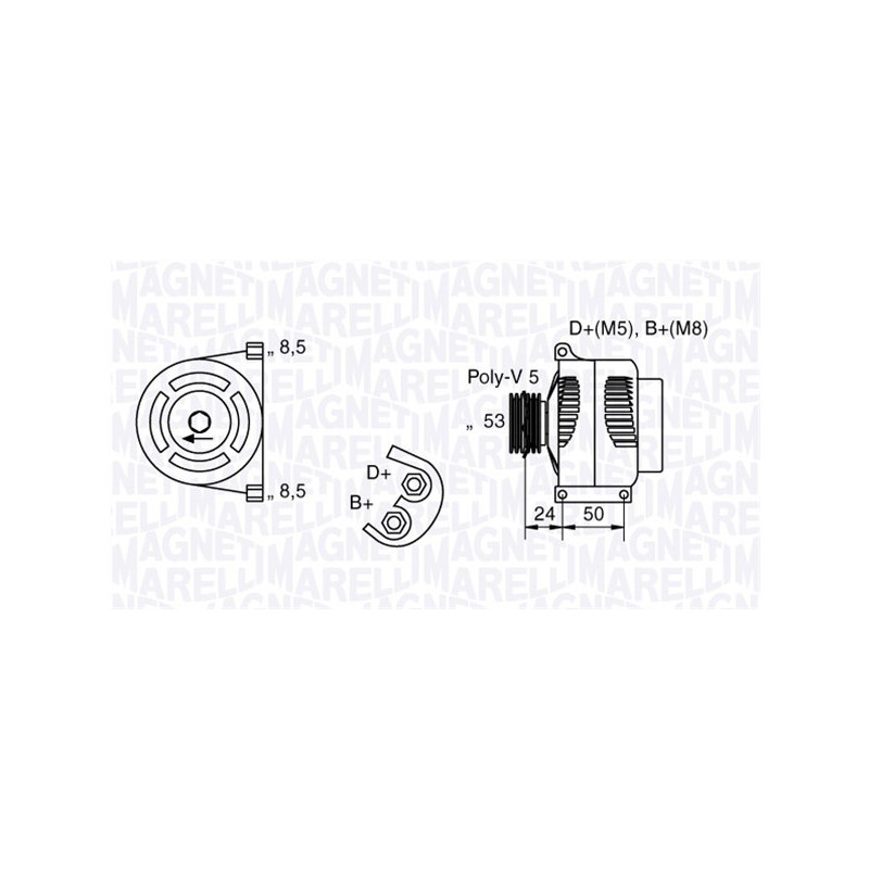 Alternateur MAGNETI MARELLI