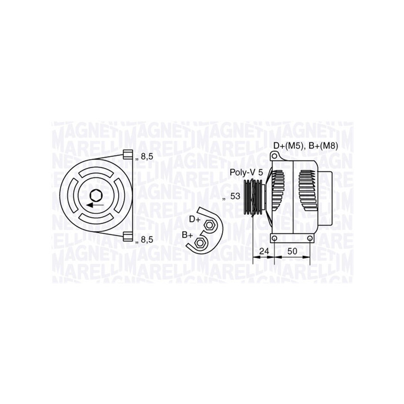 Alternateur MAGNETI MARELLI