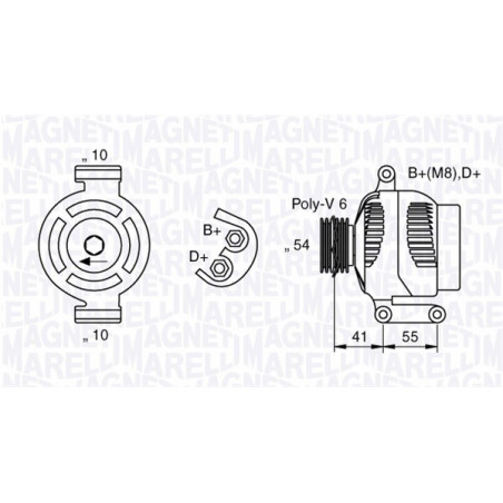 Alternateur MAGNETI MARELLI