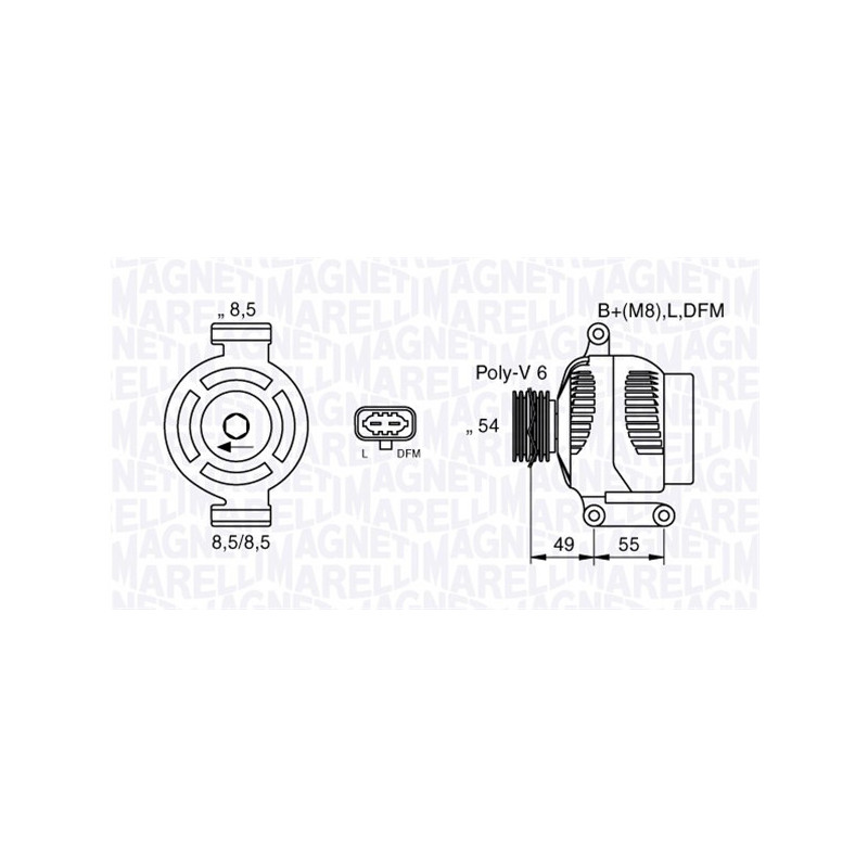 Alternateur MAGNETI MARELLI