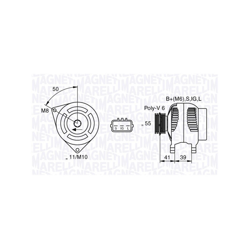 Alternateur MAGNETI MARELLI