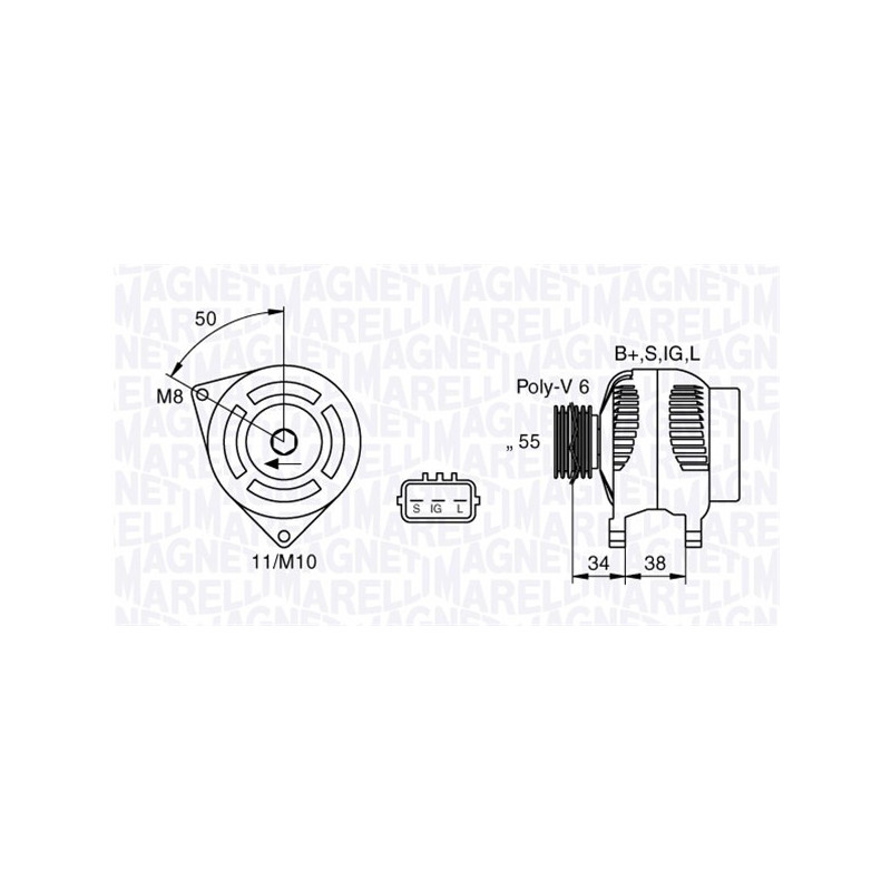 Alternateur MAGNETI MARELLI
