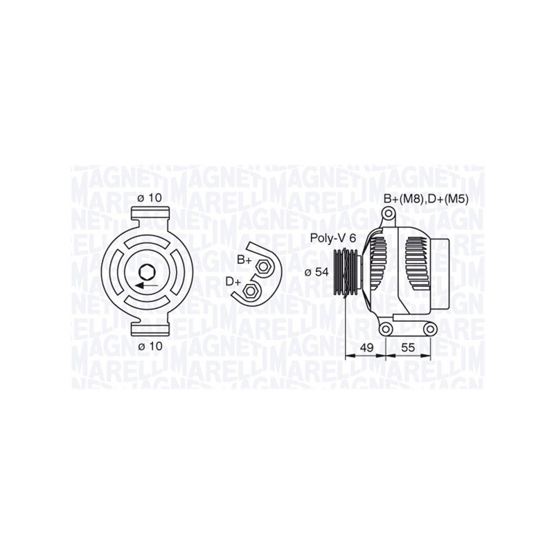 Alternateur MAGNETI MARELLI