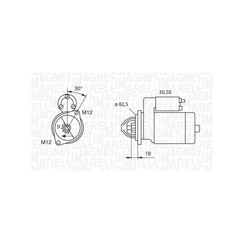 Démarreur MAGNETI MARELLI