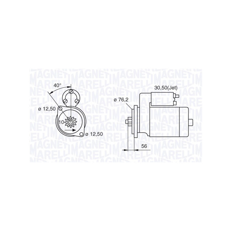 Démarreur MAGNETI MARELLI