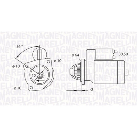 Démarreur MAGNETI MARELLI