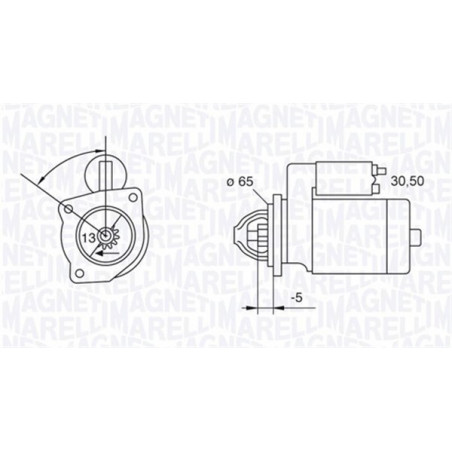 Démarreur MAGNETI MARELLI