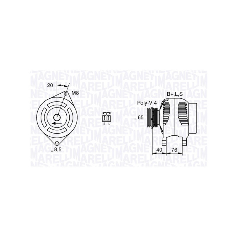 Alternateur MAGNETI MARELLI
