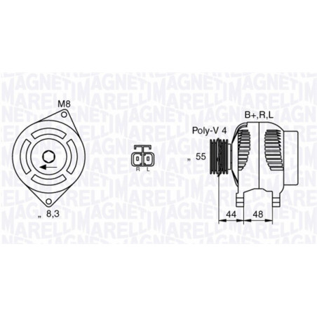 Alternateur MAGNETI MARELLI