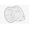 Pulseur d'air habitacle MAGNETI MARELLI