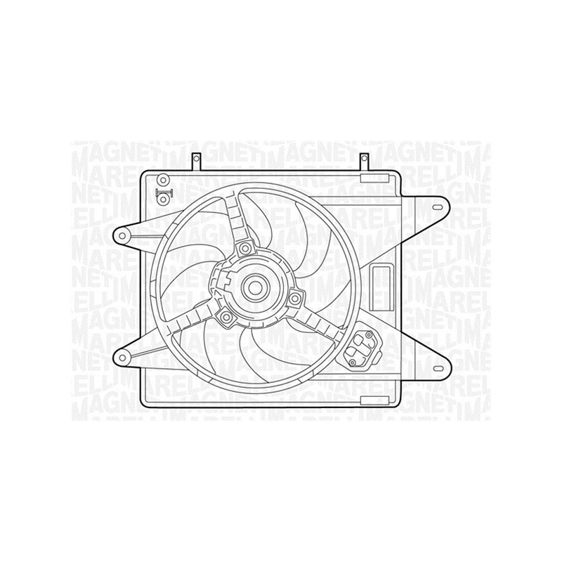 Ventilateur (refroidissement moteur) MAGNETI MARELLI