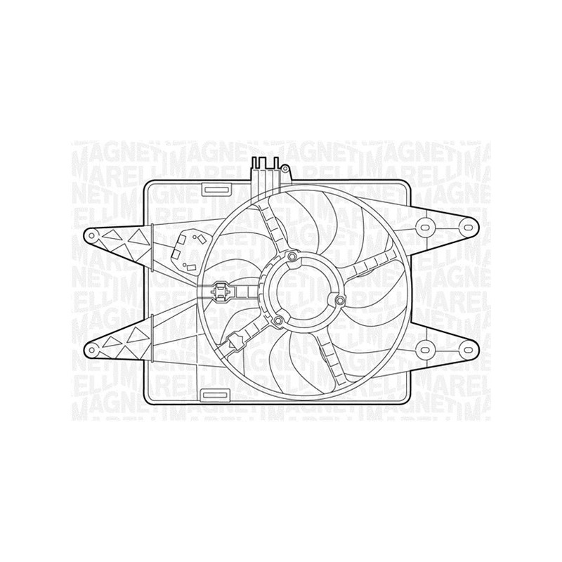 Ventilateur (refroidissement moteur) MAGNETI MARELLI