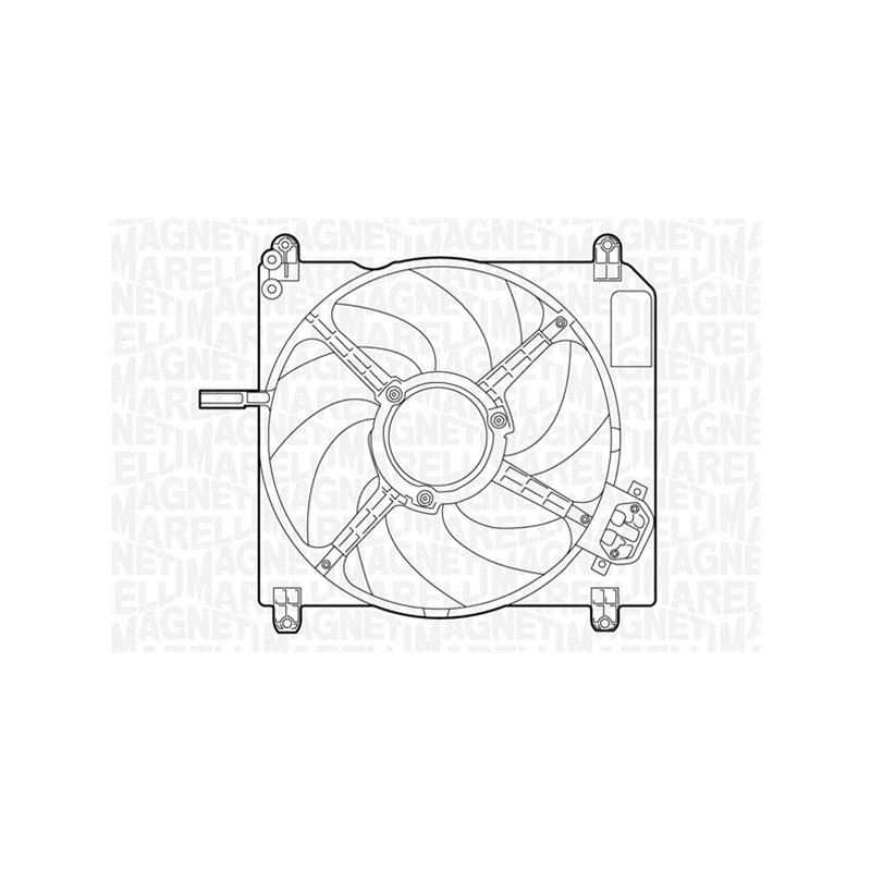 Ventilateur (refroidissement moteur) MAGNETI MARELLI