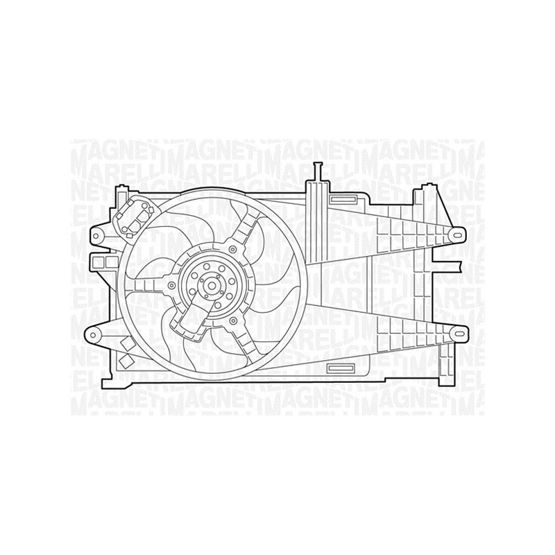 Ventilateur (refroidissement moteur) MAGNETI MARELLI