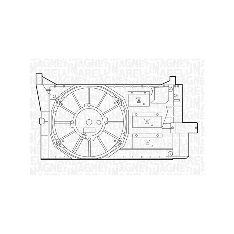 Ventilateur (refroidissement moteur) MAGNETI MARELLI