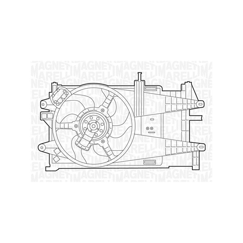 Ventilateur (refroidissement moteur) MAGNETI MARELLI