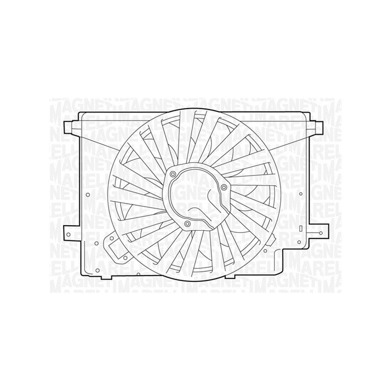 Ventilateur (refroidissement moteur) MAGNETI MARELLI