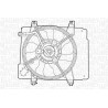 Ventilateur (refroidissement moteur) MAGNETI MARELLI