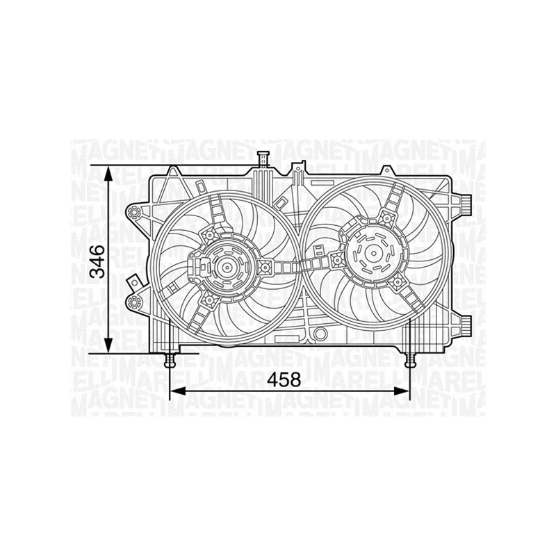 Ventilateur (refroidissement moteur) MAGNETI MARELLI