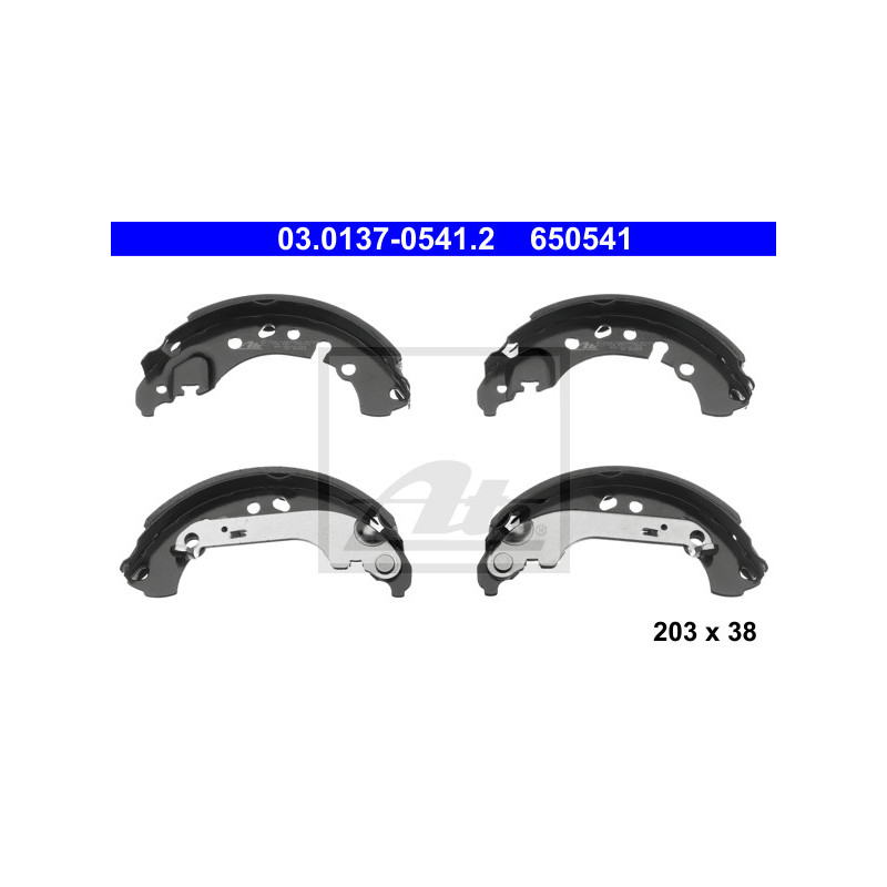 Jeu de mâchoires de frein ATE