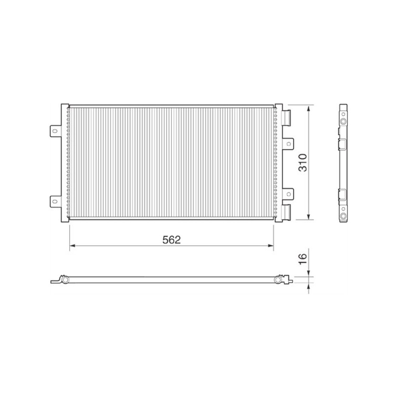 Condenseur de climatisation MAGNETI MARELLI