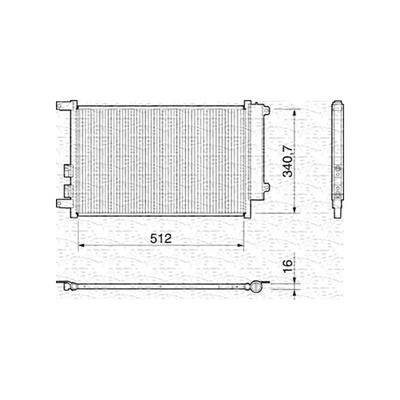 Condenseur de climatisation MAGNETI MARELLI