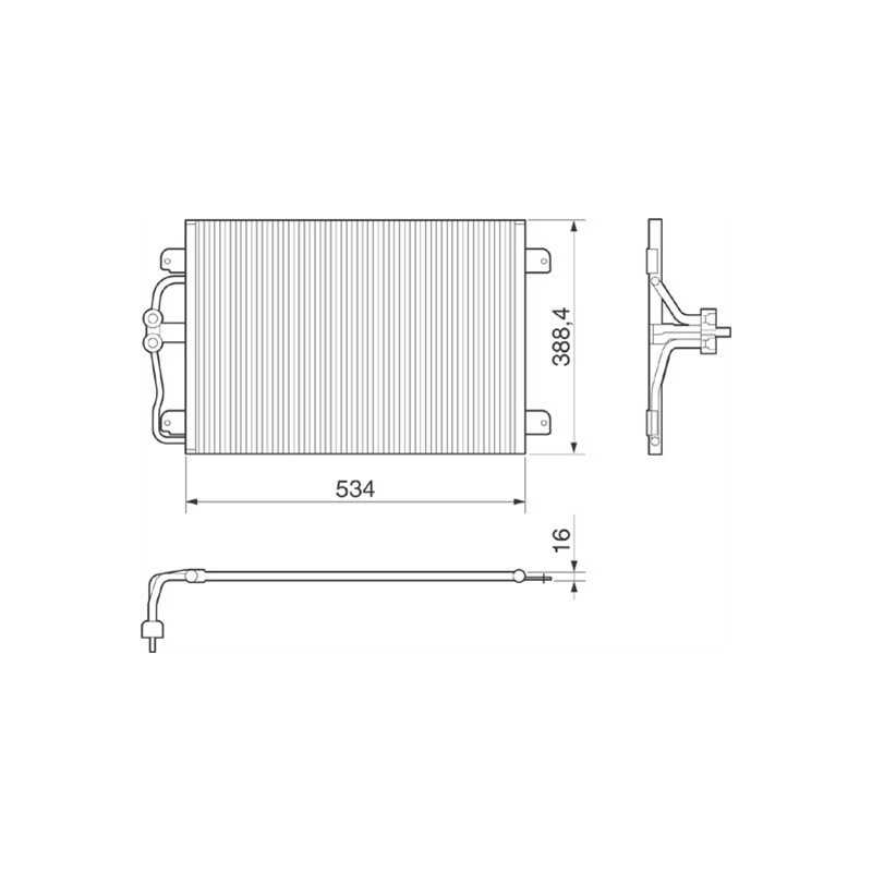Condenseur de climatisation MAGNETI MARELLI
