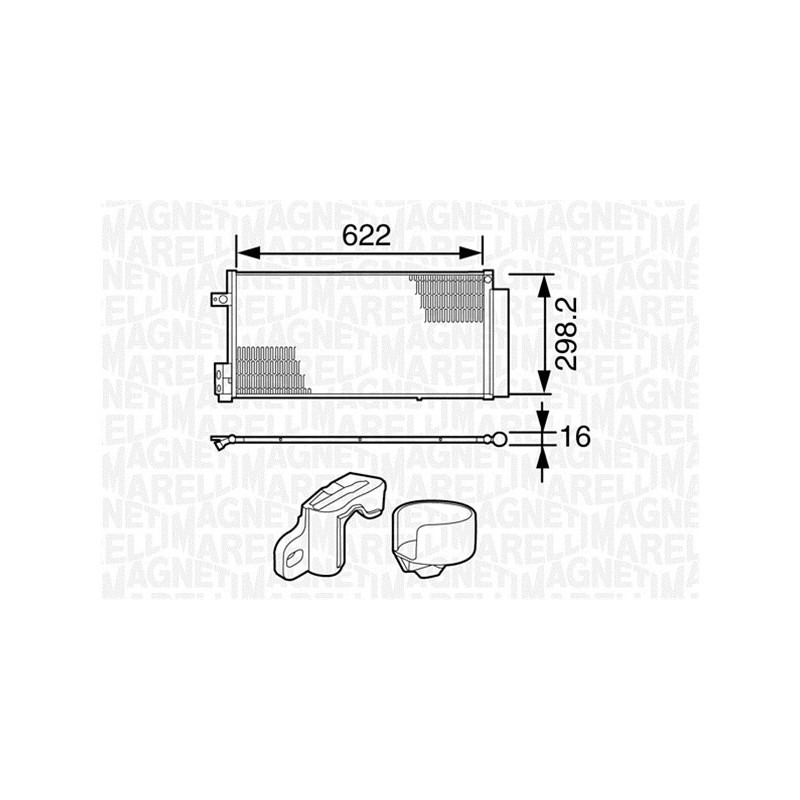 Condenseur de climatisation MAGNETI MARELLI